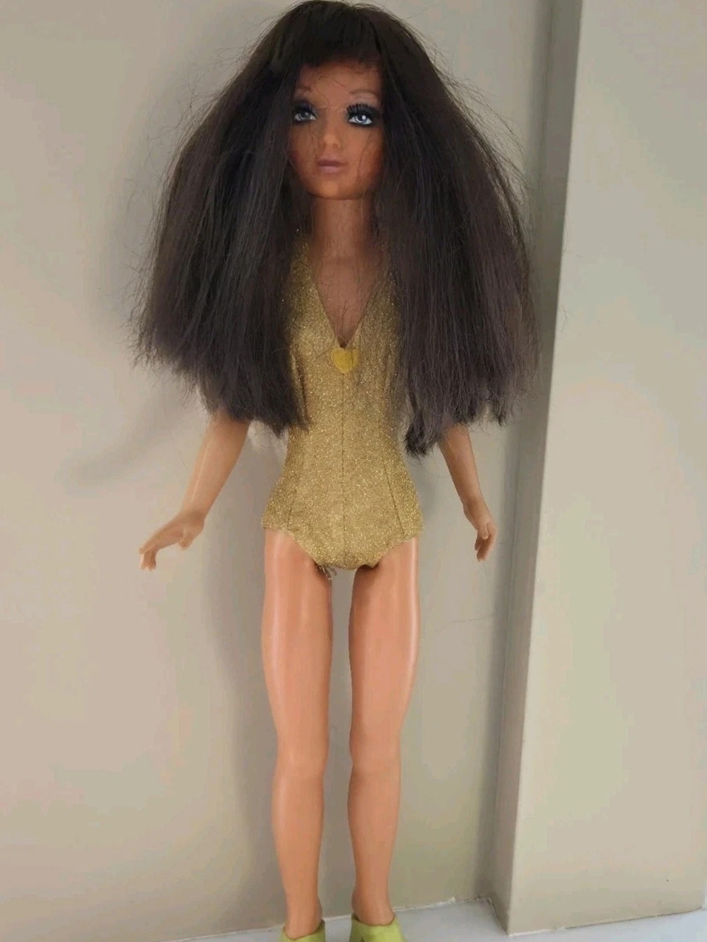 Vintage 1974 Ideal Tiffany Taylor Doll 18" Reversible Hair Fashion Doll